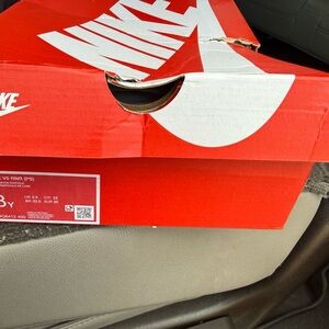 Nike Red and White Shoe Box
